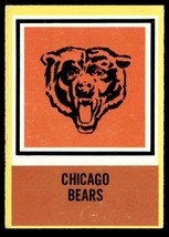 1967 Philadelphia #36 Bears Insignia LOGO VGEX-B107R12 - £38.93 GBP