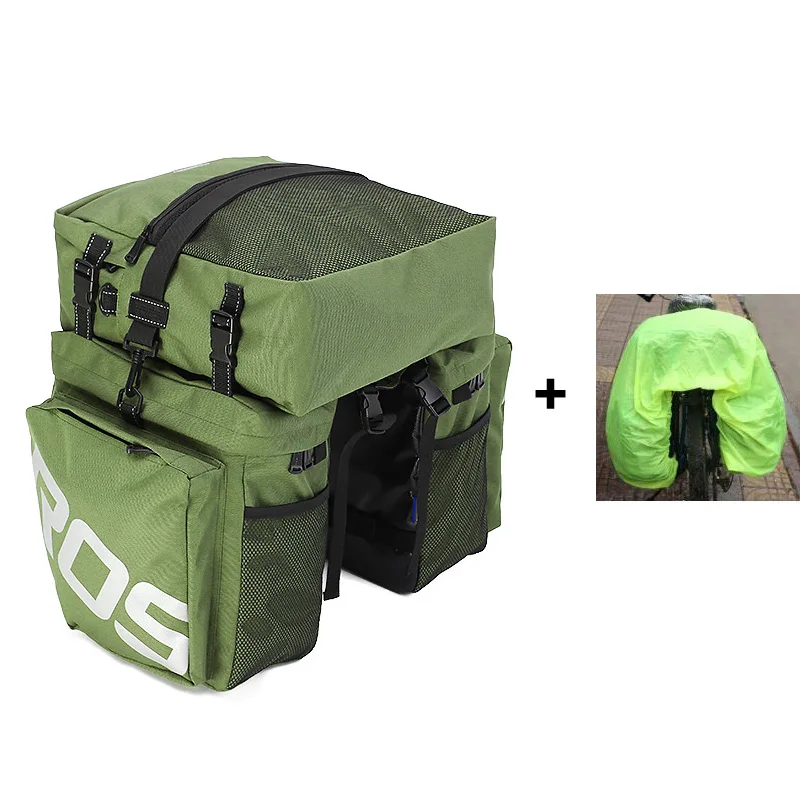 Bike Carrier Rack Bag Multifunctional Road Bicycle Luggage Pannier Rear Pack Sea - £74.17 GBP