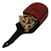 Wonderlist Handicrafts Brass Compass Nautical Antique 3 Inch Brass Golde... - $24.74
