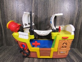 2005 Fisher Price Little People Lil&#39; Pirate Ship kid Treasure Boat Discontinued - £19.77 GBP