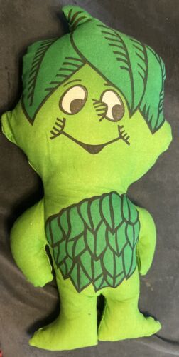 Primary image for Vintage Jolly Green Giant Little Sprout Plush Stuffed Toy Vegetables 1980s
