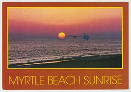 Sunrise Myrtle Beach South Carolina Vintage Postcard  Posted 1991 - £2.73 GBP