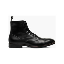 Stacy Adams Henry Cap Toe Lace Up Boot Leather Black  25718-001 image 2