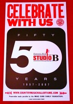 RCA STUDIO B 50 Years 1957-2007 HATCH SHOW PRINT Poster VERY RARE Elvis ... - £96.52 GBP