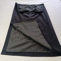 Chadwicks RN#127020 Women's Side Slit & Back Zip Pull-On Black Casual Skirt 12P image 2