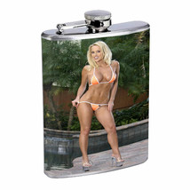 Colorado Pin Up Girls D14 Flask 8oz Stainless Steel Hip Drinking Whiskey - £11.90 GBP