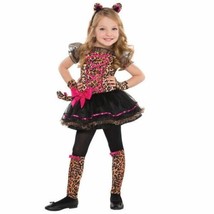 Precious Leopard Costume Girls Child Toddler 3 - 4 3T - 4T - £37.34 GBP