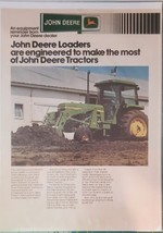 John Deere Front Loaders Magazine Ad 1974 - $16.83