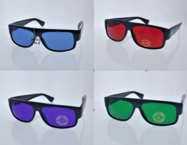 Black Locs Sunglasses 8 Different Lens Mad Doggers Cholo Lowrider OG Hom... - $9.95+