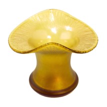 Freiherr Von Pochinger Iridescent Gold Art Glass Vase Art Nouveau Rare - £108.56 GBP