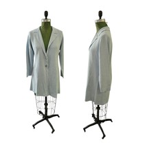 Eileen Fisher Blue Silk Knit Midi Cardigan M - $47.52