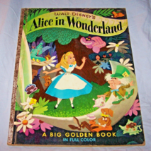 Walt Disney&#39;s Alice in Wonderland Board Book-1951 - $32.52