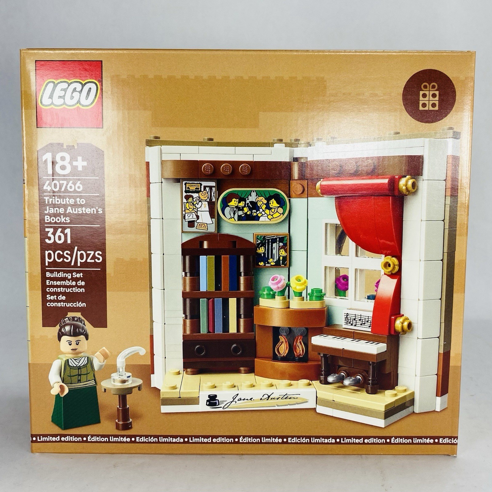 New! LEGO 40766 Tribute to Jane Austen’s Books Limited Edition GWP Exclu... - $64.99