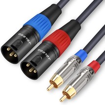Dual Rca Male To Dual Xlr Male Cable, Two Rca Male To Two Xlr Male Hifi ... - £26.55 GBP