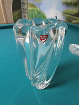 Orrefors Sweden  Crystal VASE WATERFALL TORNADO VASE 8&quot;  - £73.65 GBP