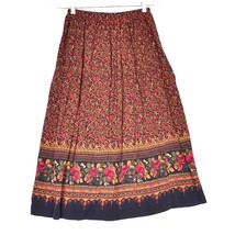 Liz Baker Essentials Petite Floral Women&#39;s Skirt Size PM - $16.74