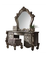 Versailles Vanity Desk, Antique Platinum Finish - $38,100.44 MXN