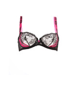 AGENT PROVOCATEUR Womens Bra Floral Non Padded Black Size UK 34B - £139.14 GBP