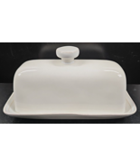 Pottery Barn Cambria Stone Covered Butter Set White Serving Ware Dishes ... - £31.45 GBP