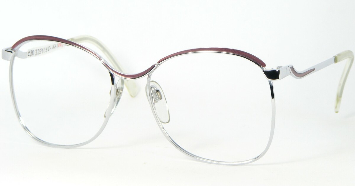 Eschenbach Elegance 3351 23 Plata / Uva Gafas 55-17-130mm (Notas) - $66.32
