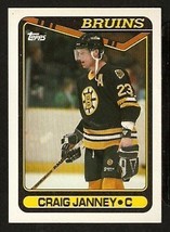 Boston Bruins Craig Janney 1990 Topps Hockey Card # 212 - £0.39 GBP