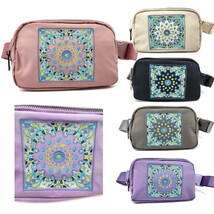 HZ-4345 Paisley Pattern Embroidered Nylon Fanny Pack Belt Bag - £23.17 GBP