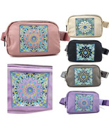 HZ-4345 Paisley Pattern Embroidered Nylon Fanny Pack Belt Bag - $28.99