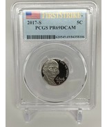 2017 S Jefferson Nickel PCGS Proof PR69DCAM First Strike  20200074 - £11.57 GBP