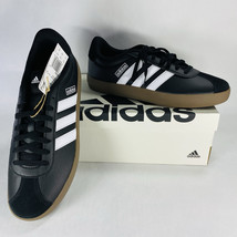 New! Adidas Men’s Size 12 VL Court 3.0 Skateboarding Black/White Sneaker... - $74.99