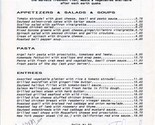 Jil&#39;s Restaurant Menu Signed O&#39;Farrell St San Francisco California 1980&#39;s - $37.62