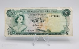 Bahamas Banknote 1 Dollar  1974 ND ~~ P-35a Circulated - £3.90 GBP