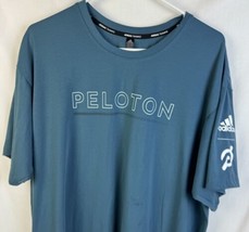 Adidas T Shirt Peloton Training Aeroready Workout Short Sleeve Blue Men’... - $24.99