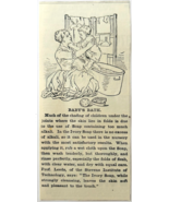 1886 Ivory Soap Baby&#39;s Bath Advertisement Victorian Procter &amp; Gamble DWK... - €17,15 EUR