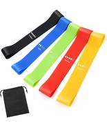 Resistance Bands Loop Set Strength Fitness Leg Exercise Yoga Workout Pul... - £10.27 GBP