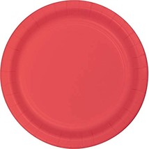 Creative Converting Dinner Plates, 8.75&quot;, Coral - £12.77 GBP
