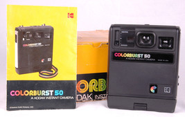 Vtg Kokak COLORBURST 50 Instant Camera-Box &amp; Manuel - £29.40 GBP