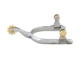 Horse Western CP MEN&#39;S ROPING SPUR GOLD 1/2&quot;BAND,1-7/8&quot;SHANK 75178311 - $583.21 MXN