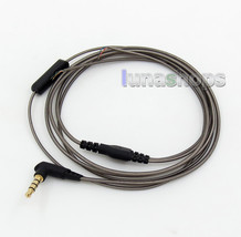 Semi-Finished Aluminum Foil Mic Remote Earphone Repair DIY Brown Cable For Andro - £9.59 GBP