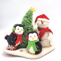 Hallmark Jingle Pals Very Merry Trio Animated Singing Snowman Penguins - £14.88 GBP