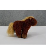 Ganz Lil&#39;Kinz Horse Collectible Stuffed Animal Small Brown w Blond Mane ... - $9.99