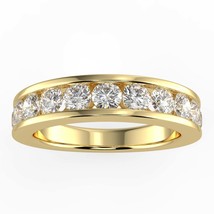0.33 Ct Natural Diamond GH SI Band in 14K Gold - £526.31 GBP