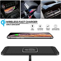 QI Wireless Phone Charger Car Fast Charging Mat For iPhone 13 Pro Max 12 11 X XR - £16.92 GBP