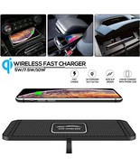 QI Wireless Phone Charger Car Fast Charging Mat For iPhone 13 Pro Max 12... - $393.47 MXN