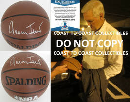 Jerry West Los Angeles Lakers autographed NBA basketball COA exact proof Beckett - £155.36 GBP