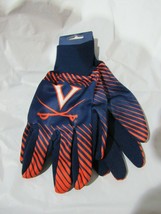 NCAA Virginia Cavaliers Striped Utility Gloves by WinCraft - £11.98 GBP