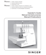 Singer 14SH644/14SH654 Sewing Machine Operator&#39;s Guide PDF Copy 4G USB S... - $19.50