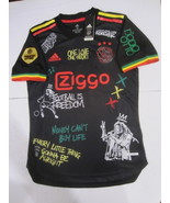 Bob Marley Ajax Amsterdam Special Match Slim Black Third Soccer Jersey 2... - €68,39 EUR