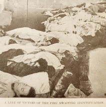 1904 Unidentified Dead Victims Of Chicago Iroquois Theater Fire Disaster... - €34,72 EUR