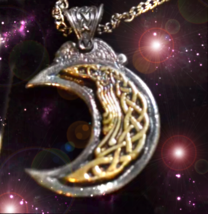 HAUNTED CELTIC NECKLACE HIGHEST MOON RITE HIGHEST LIGHT COLLECTION MAGICK image 2