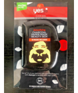 YES TO TOMATOES DETOXIFYING CHARCOAL PAPER MASK BOX 10 MASKS INCLUDED - $9.89